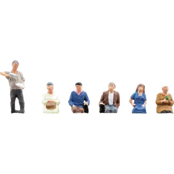 Modelová železnice KATO N Cestující natřená, sedící , stojící