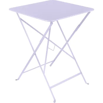 Zahradní stůl Fialový kovový skládací stůl Fermob Bistro 57 x 57 cm