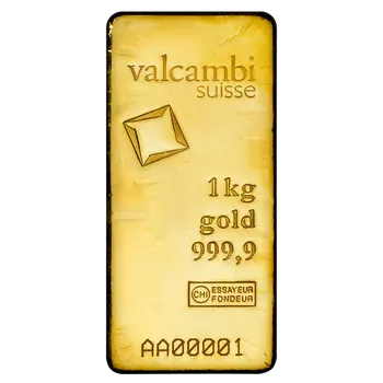 Valcambi zlatý slitek 1000 g