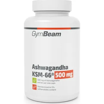 Přírodní produkt GymBeam Ashwagandha KSM-66 500 mg 90 cps.