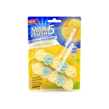 WC čistič Max Flush 5 WC blok 2x45g Citrus