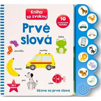 Hračka pro nejmenší Prvé slová Kniha so zvukmi Kniha