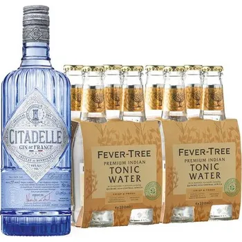 Gin Citadelle Original 44,0% 0,7 l + Fever-Tree Indian Tonic 8x0,2l (set)
