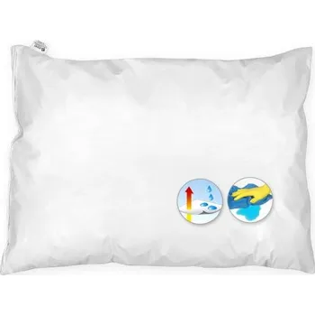 Povlečení 2P SERVIS Povlak na polštář 70x90cm bílá 70x90 cm 100% Polyester s PU zátěrem
