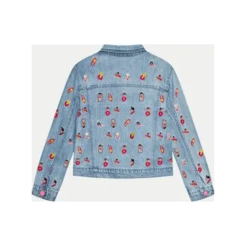 Dámská větrovka Guess Jeansová bunda J4GL03 D45E0 Modrá Regular Fit 16Y