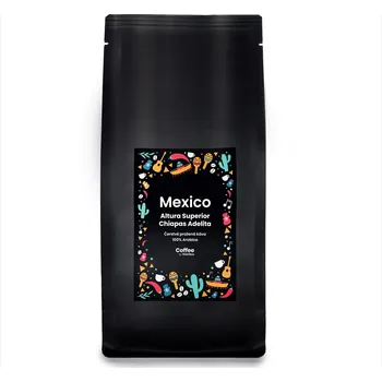 Káva Distribuo MEXICO Altura Superior Chiapas Adelita, 100% arabica Balení: 1000g