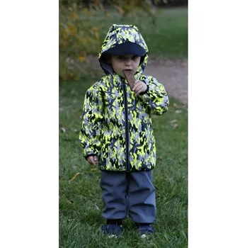 Fantom ČR Dětská bunda Fantom SOFTSHELL 30/15 - maskáč Barva: zelenožlutý maskáč, Velikost: 98