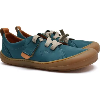 Chlapecké polobotky AYLLA KECK KIDS petrolejové nubuk Velikost: 33