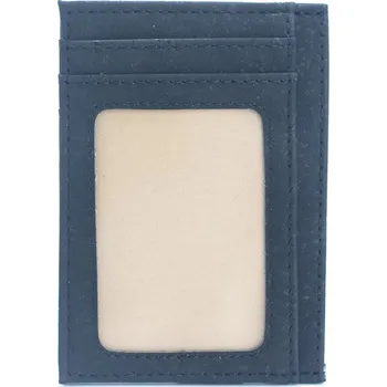 Kabelka Korkové pouzdro na karty s RFID ochranou - Černé