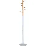 Tempo Kondela Věšák HORST, dřevo přírodní/ kov bílý
