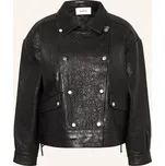 Ba&Sh Dámská Kožená Bunda Brad, černá, 32
