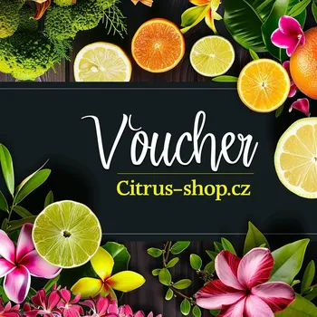 Dárkový potravinový koš Dárkový poukaz na citrusy v hodnotě 1500 Kč