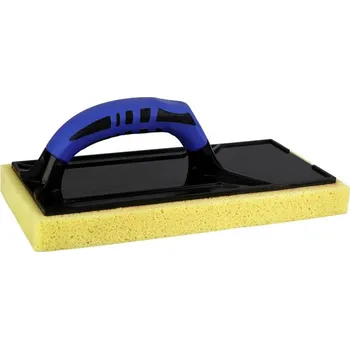 Zednické hladítko Marcons Hladítko s molitanem rastrovaným 320x150x30mm ergonomická asymetricky umístěná ručka