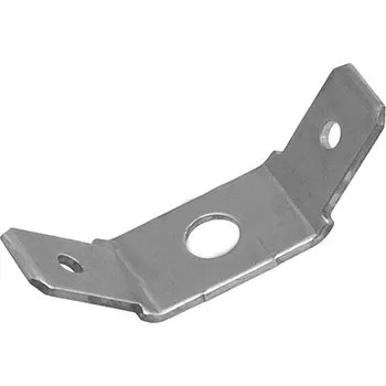 Auto elektroinstalace Nýtovací konektor 6,3mm - dvojitý 45°, Ø otvoru: 3,2mm, balení 5000ks<br />Výrobce: IMP - 425873 5000