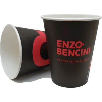 Jednorázové nádobí AG FOODS Kelímek automatový ENZO BENCINI TO GO 200 ml papírový sada 50 ks