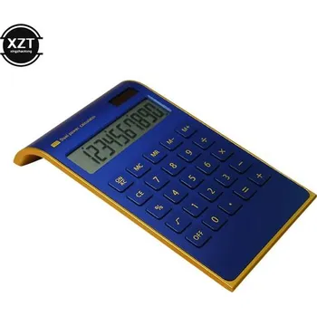 Kancelářská technika Kreativní tenká kalkulačka na solární energii - modrý