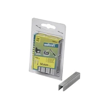 Průmyslová sponka WOLFCRAFT - Spona široká typ 053, 11,2mm výška 14mm, 1000ks