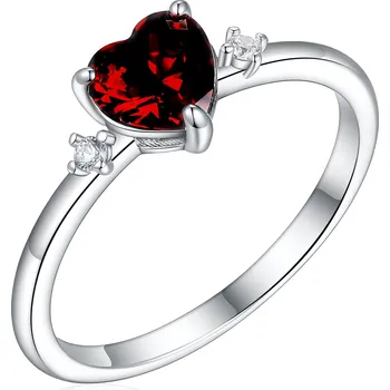 Prsten Olivie Stříbrný prsten SRDÍČKO 8576 Velikost prstenů: 8 (EU: 57-58) Ag 925; ≤1,6 g.