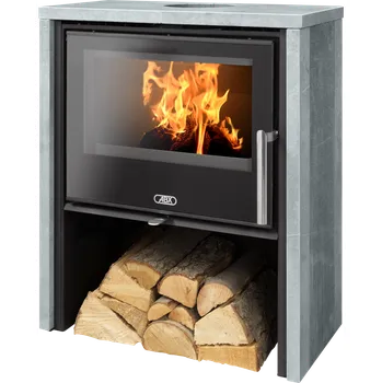 Krbová kamna ABX, spol. s.r.o. ABX TOLEDO exklusive krbová kamna 3-7,5kW, černá/mastek