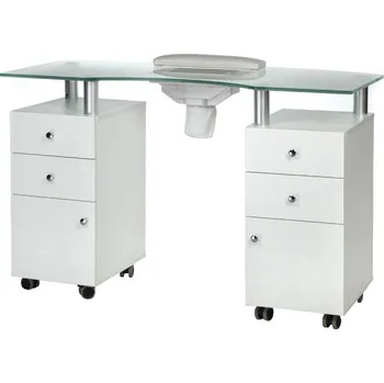 Kosmetický stolek na manikúru BD-3453+P - bílý