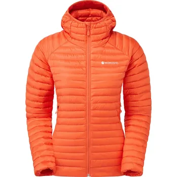 Dámská móda Montane dámská péřová bunda Fem Anti-Freeze Lite Hoodie Barva: tigerlily, Velikost: UK12/EUR40/US8/M