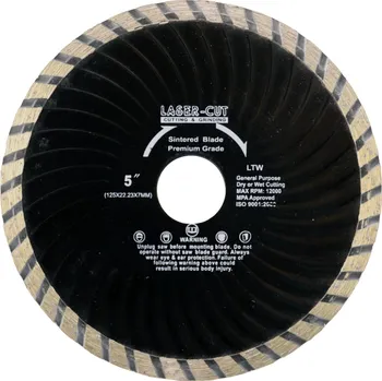 Řezný kotouč L00127 - Diamantový kotouč celoobvodový 125 x 22,23 x 7mm LTW POWERPLUS