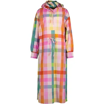 Dámské šaty ŠATY GANT REL MULTI CHECKED CTN SILK DRESS MULTICOLOR