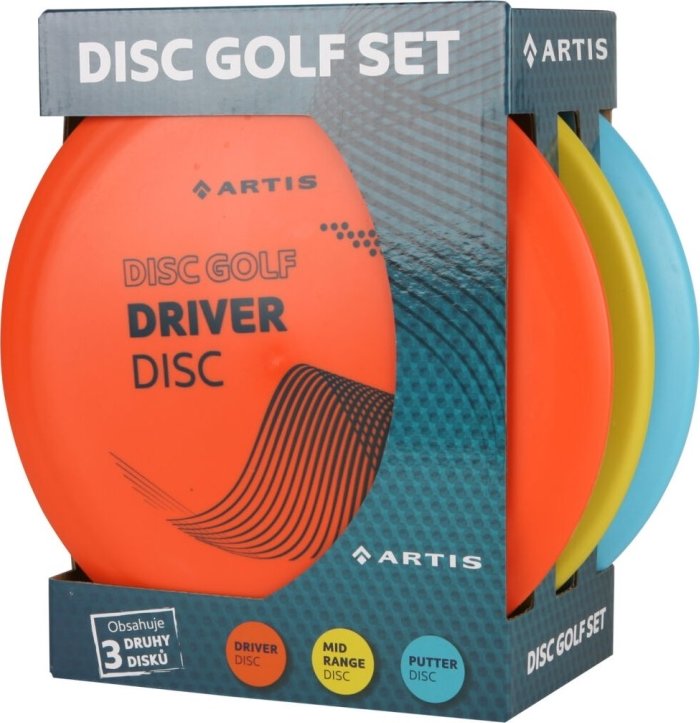 disk Artis Disc Golf - sada 3 ks