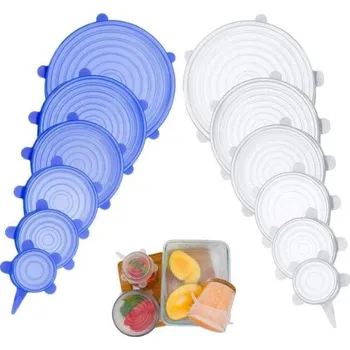 Univerzální kuchyňské silikonové krytky na všechny nádoby a misky (12ks)