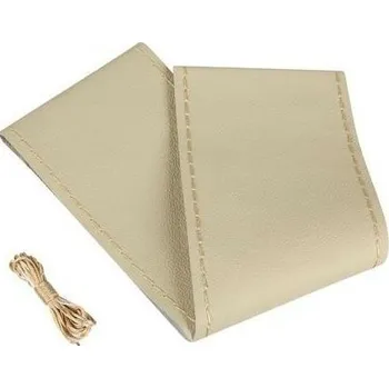 Potah volantu omotávka kůže béžová 37-39cm