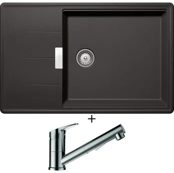 Granitový dřez Granitový dřez SET Schock TIA D-100LS Stone + Schock EVINAS 577120 nerez