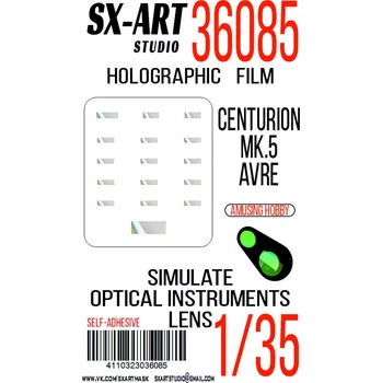 Umění SX-ART 1/35 Holographic film Centurion MK.5 Avre (AMUS.H)