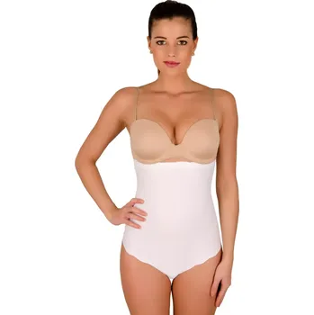 Kalhotky Dámské stahovací bezešvé kalhotky vzor 03-76 Hanna Style Barva/Velikost: bílá / S/M