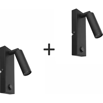 TK LIGHTING Sada osvětlení - ENZO, sestava č. 1, černá