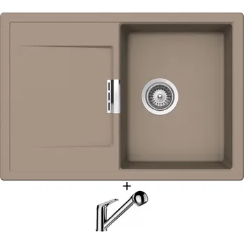 Granitový dřez Granitový dřez SET Schock MONO D-100S Twilight + Schock COSMO 525122 chrom