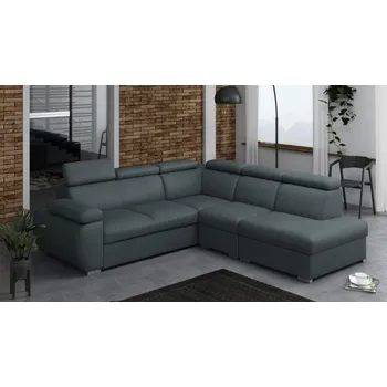 Obývací stěna Sedací souprava Bodie II pravá šedá