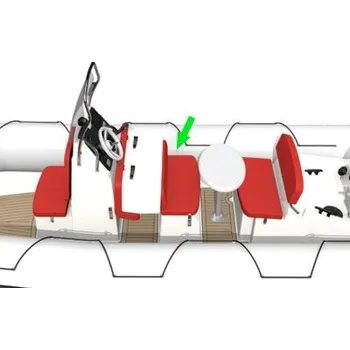 Loď Sedák ke člunu Sunrider 650 Light Grey