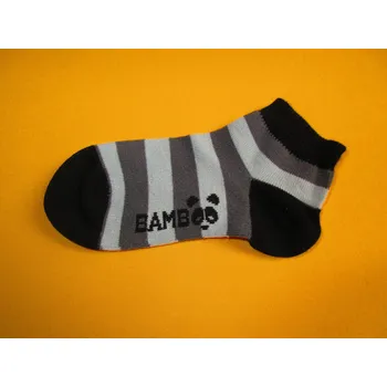 Trepon, ČR Nízké bambusové ponožky Kubík Barva: šedá, Velikost: 22-23 (33,5-35)