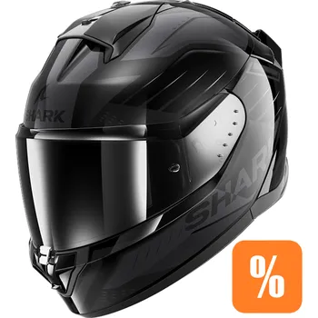 Helma na motorku Shark ridill 2 bersek, černá/lesklá/šedá barva, velikost l(59-60)