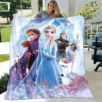 Dětská deka Dětská deka s motivy Ledového království - 19,150x200cm