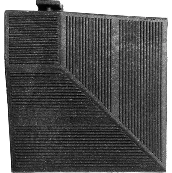 WPC dlaždice zacvakávací rohová Mixtile, antracit, 20 × 20 cm