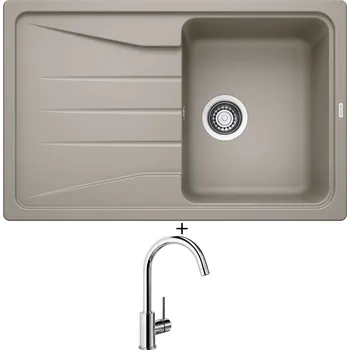 Granitový dřez Granitový dřez SET Blanco SONA 45 S tartufo 519669 + Blanco MIDA chrom 517742