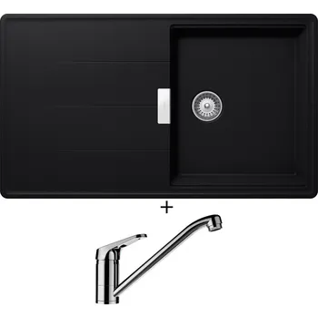 Granitový dřez Granitový dřez SET Schock TIA D-100 Puro + Schock COSMO 525001 chrom