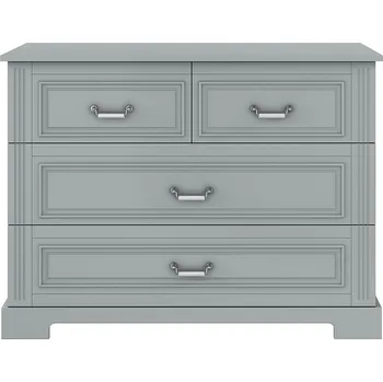 Komoda ArtBel Komoda INES | šedá 4-zásuvky