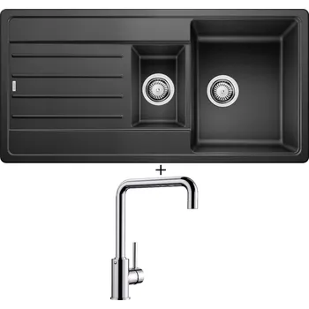 Granitový dřez Granitový dřez SET Blanco LEGRA 6 S antracit 522207 + Blanco MILI chrom 519413