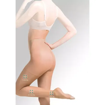 Dámské punčochy RELAX dámské tvarující punčocháče 40 DEN GABRIELLA Barva/Velikost: grafit (šedá) / L/XL