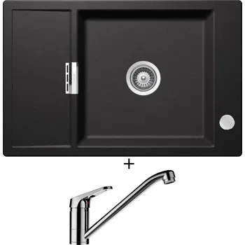 Granitový dřez Granitový dřez SET Schock MONO D-100XS Stone + Schock COSMO 525001 chrom