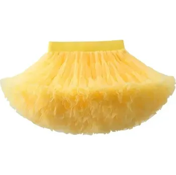 Dámské oblečení Moderní tutu sukně v baletnímu stylu - Žlutá,23 x 42 cm