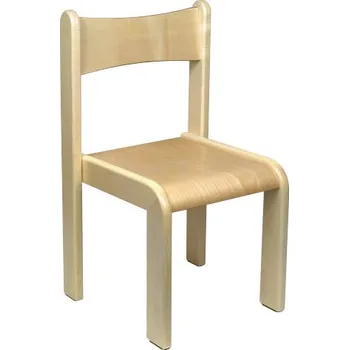 Jídelní židlička Dětská přírodní židle NELA javor 36 cm