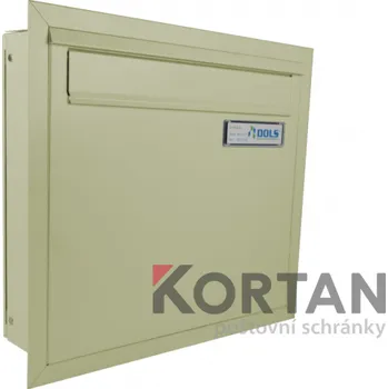 Poštovní schránka Poštovní schránka A-03 do plotu a branky RAL 7035 - světle šedá